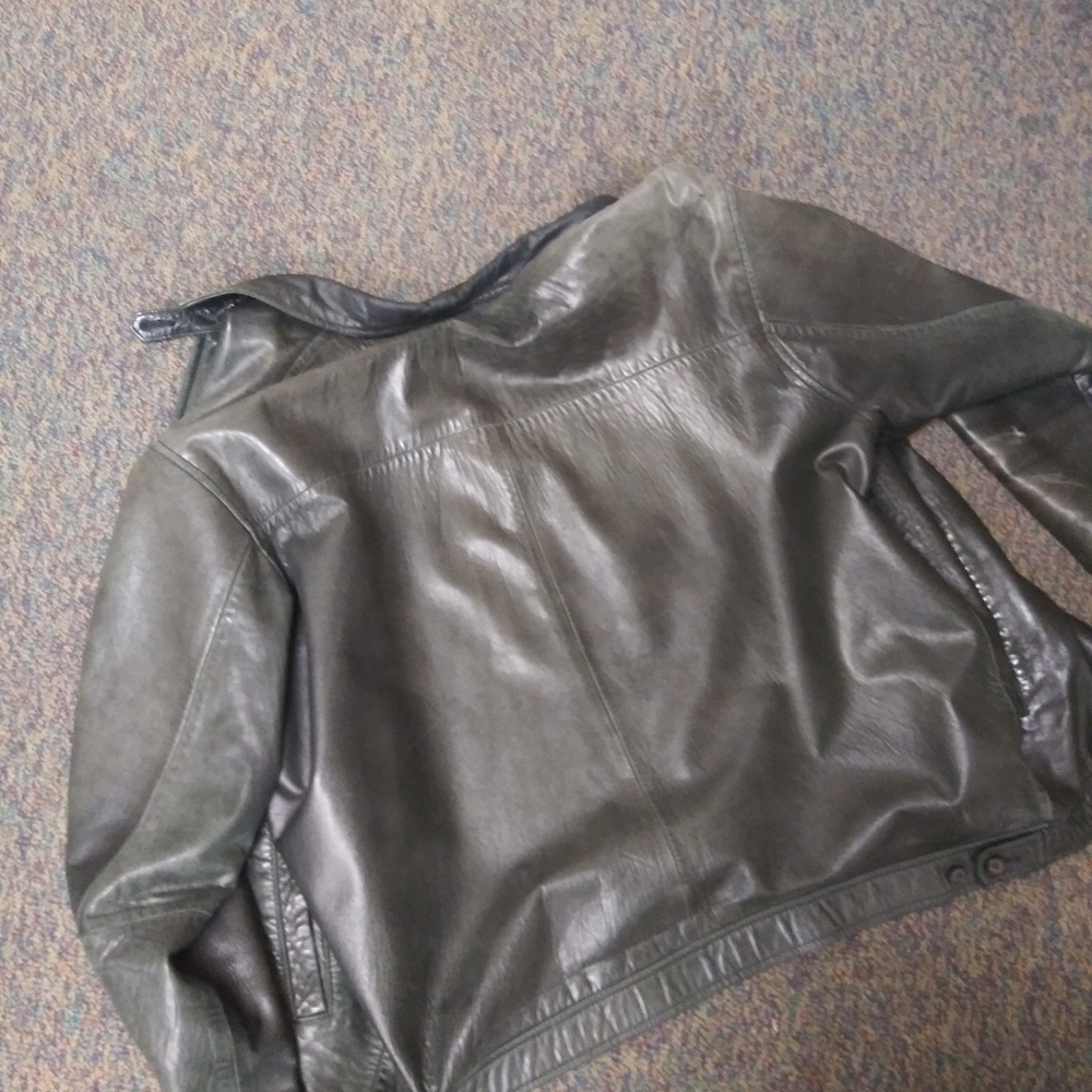 Men's Medium Polo Leather Jacket